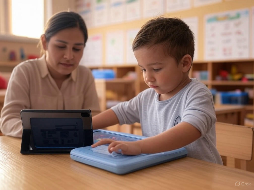 Enfant jouant avec cubes Innokid